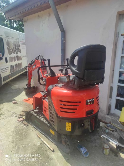 Miniexcavator lubeck 1,2 t