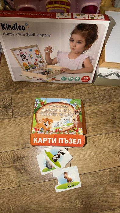 Музикални играчки, образователни игри, пъзели HABA,Fisher price,Frozen