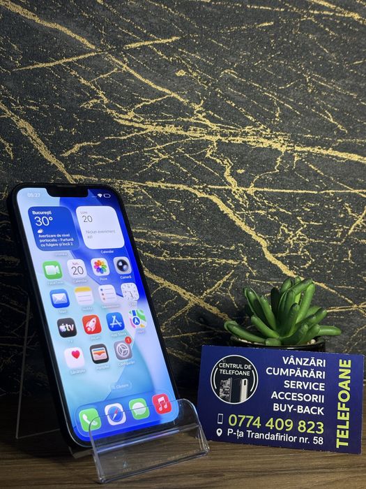 Iphone 13/128GB/2 Ani Garantie Centrul de Telefoane/rate