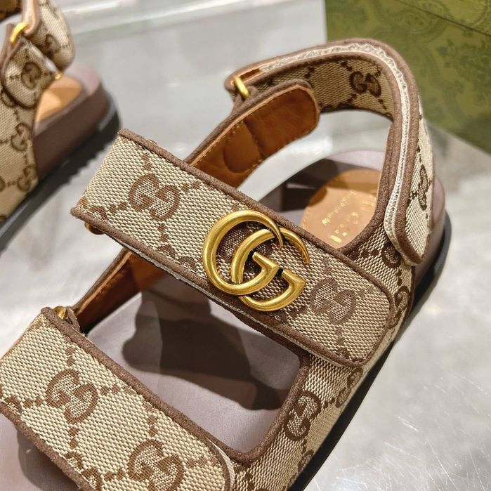 Луксозни дамски сандали - Gucci 38 и 39 номер