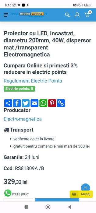 Spot led long life 40 wati