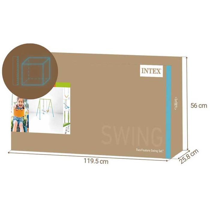 Качели детские INTEX качели и глайдер 3-10 лет 251x254x211 см 44120