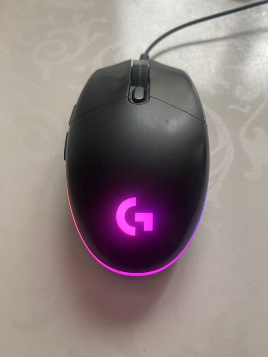 Мышка logitech g102 черного цвета