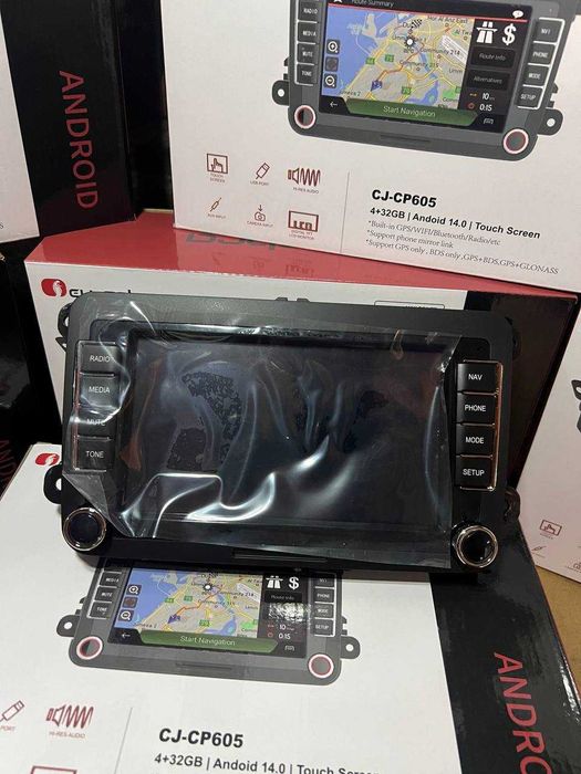 МУЛТИМЕДИЯ ЗА VW | Android 14.0 | 4GB RAM | 32GB ROM | Бонус камера!