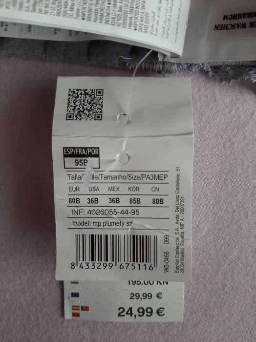 Vand sutien Women Secret, nou, marimea 80B.