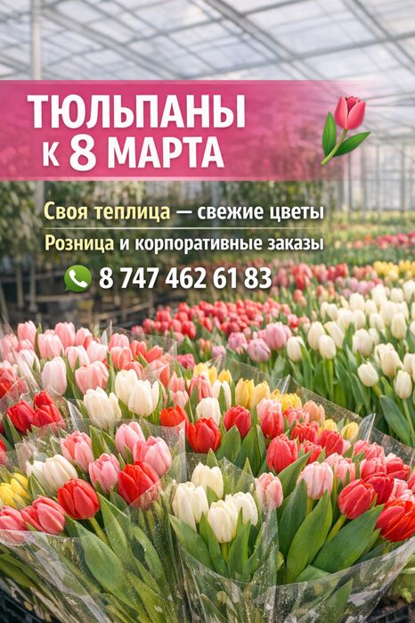 Тюльпаны к 8 марта !