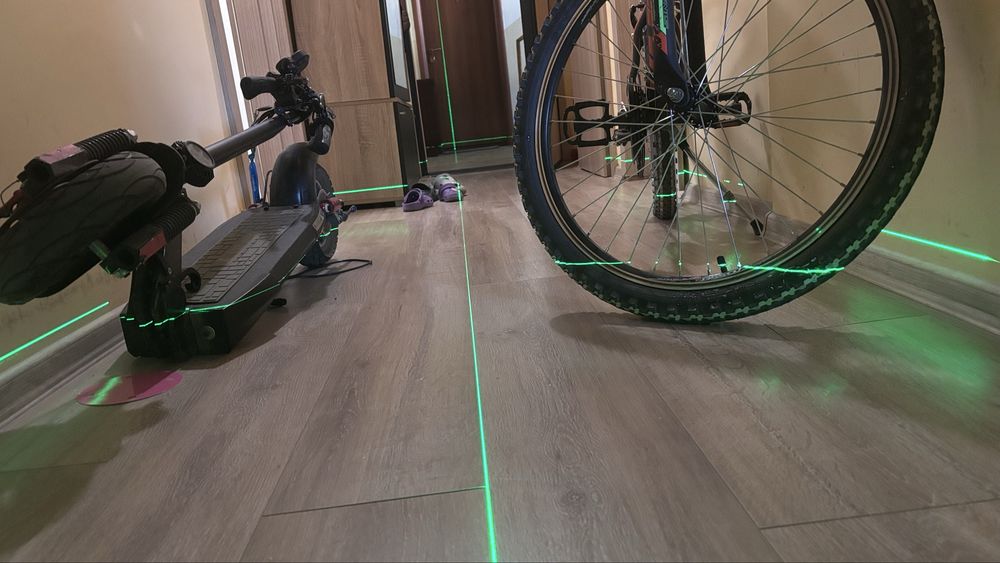 Промоция!! Нов лазерен нивелир с професионална точност - с 360° обхват