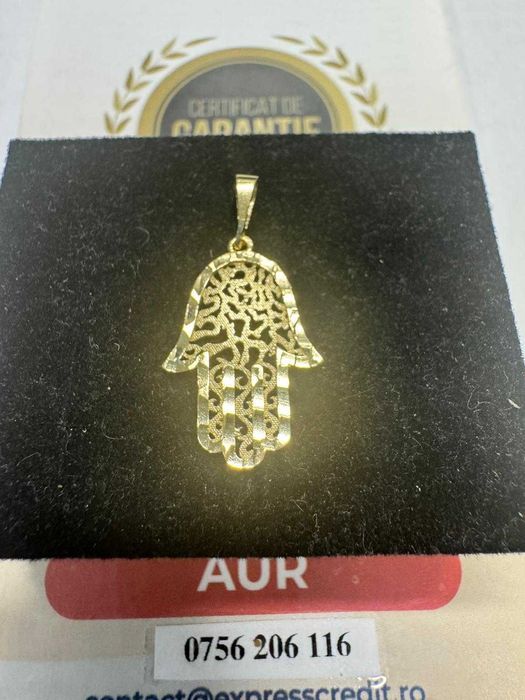 Medalion din aur 14k (68790.5/ 10 Pacurari 1) Garantie 2 ani!