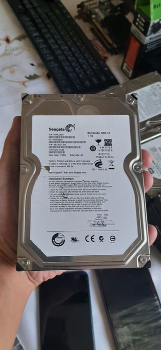 Seagate Barracuda 1TB HDD / 7200 RPM