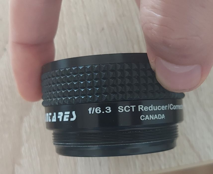 Reductor / corector  focal Antares 0.63x, pentru telescop astronomic  SCT
