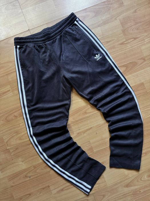 Pantaloni track pants joggers Adidas Originals Beckenbauer straight legg pintuck seams poliester