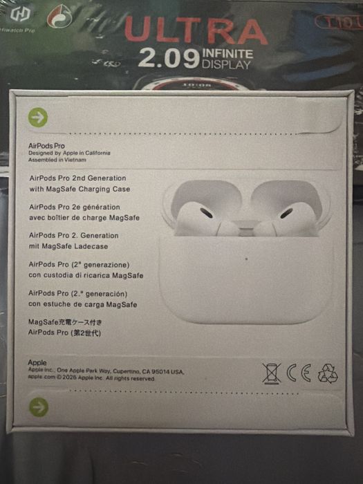 Су отпитын смарт чесы и AirPods Pro 2nd