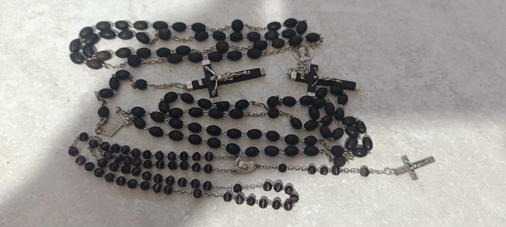 Lot 3 Rozari Argint Foarte Vechi