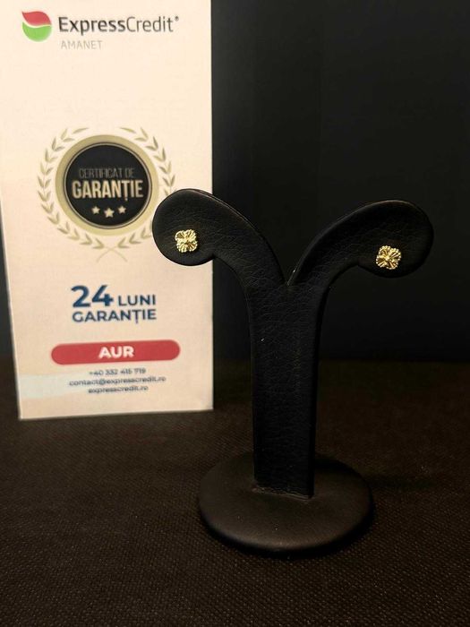 (AG51) Cercei aur 14k 1.29g b1533.5 - Garantie 2 ani!