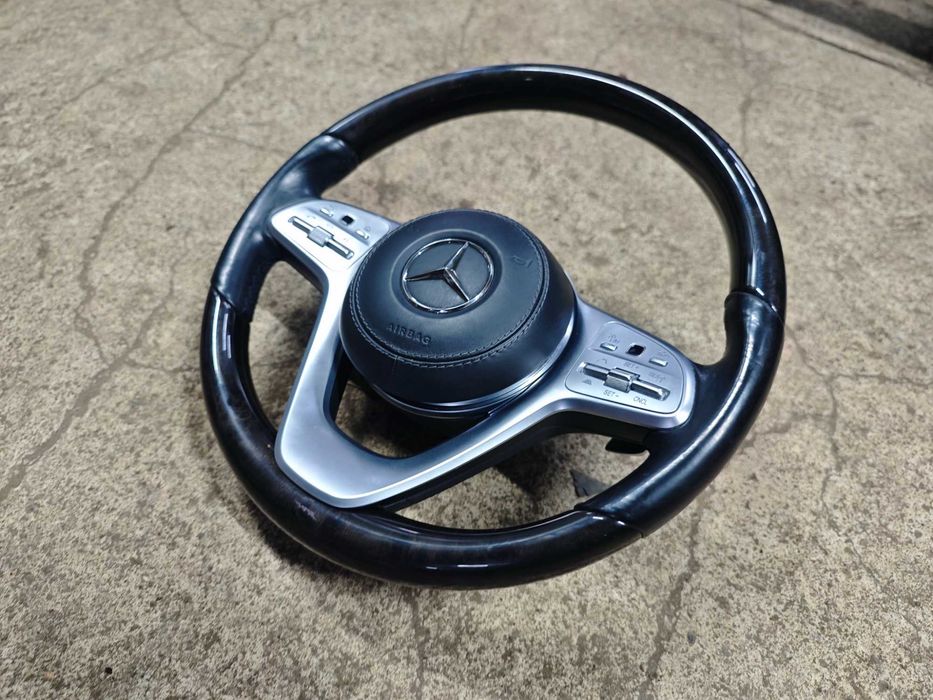AMG махагонов волан Mercedes W222 Facelift кормило S класа Airbag