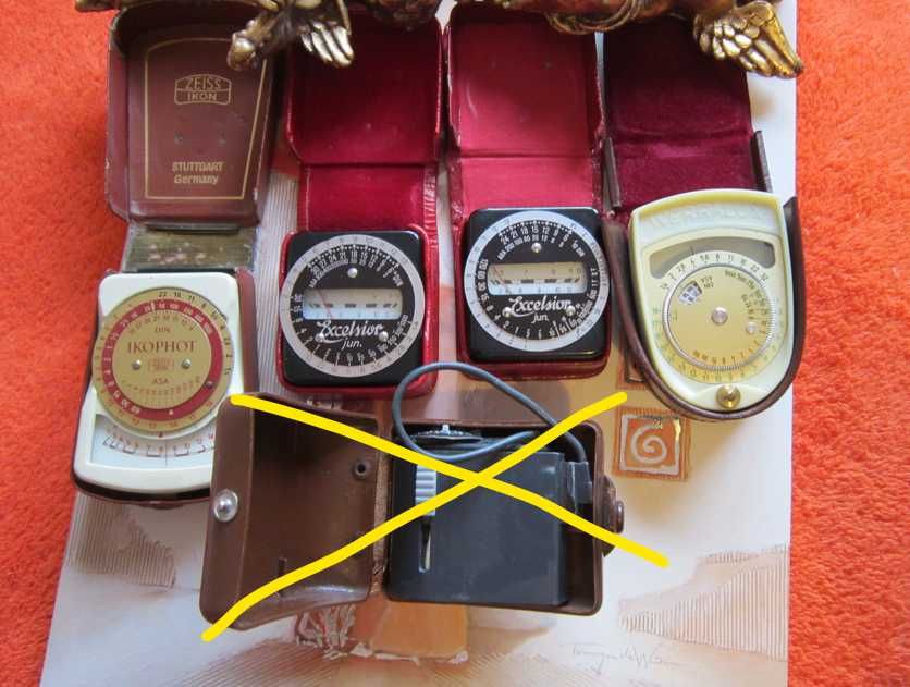 rar Flash Agfa Tully + 4x Light Meter Zeiss+ Excelsior made Germany'50