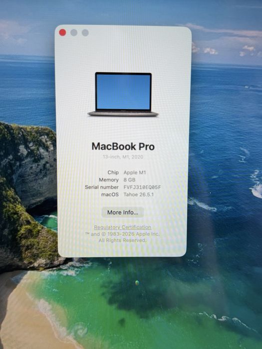 MacBook Pro 13-inch Apple M1 chip