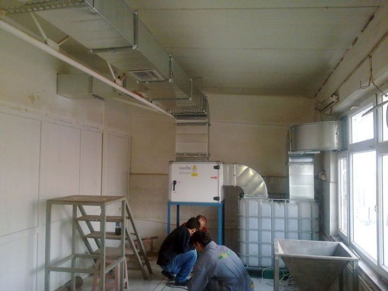 Вентиляция установка вентиляции