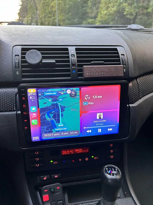 Navigatie Android Dedicata BMW Seria 3 E46 - Carplay QLed DSP