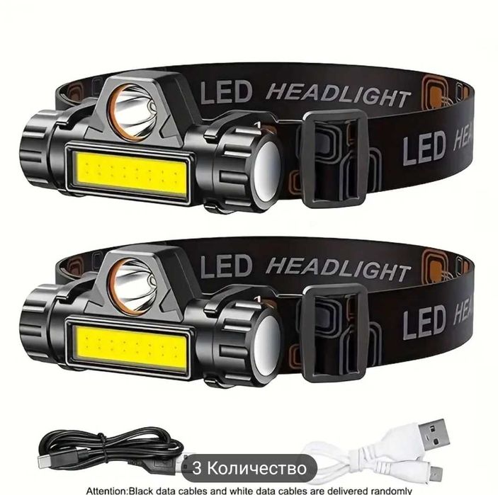 Челник зарежсащ се през УСБ лек и удобен водоустойчив мощен регулируем