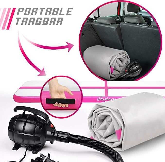 Vand Covor/saltea gonflabil(a) Airtrack 300x100x10 cm - roz