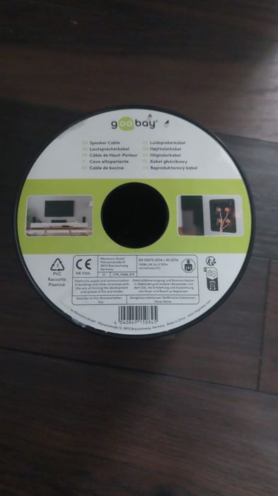 Cablu de alimentare Goobay nou 1.5mm/ 0.75mm