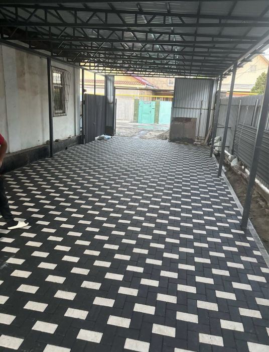 Укладка брусчатки