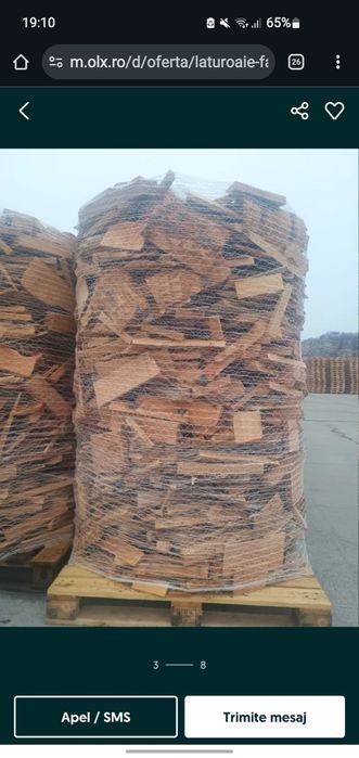 Lemn foc fag - sparte la plasa/palet, des. Fag, Mo., carbuni