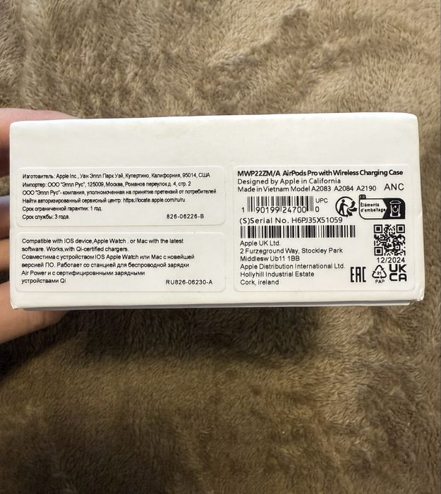 AirPods Pro белые,новые