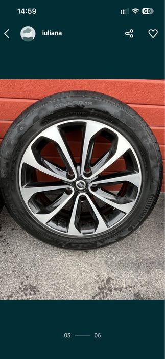 Jante aliaj Nissan Qashqai,Juke,Duster,Renault,Xtrail
