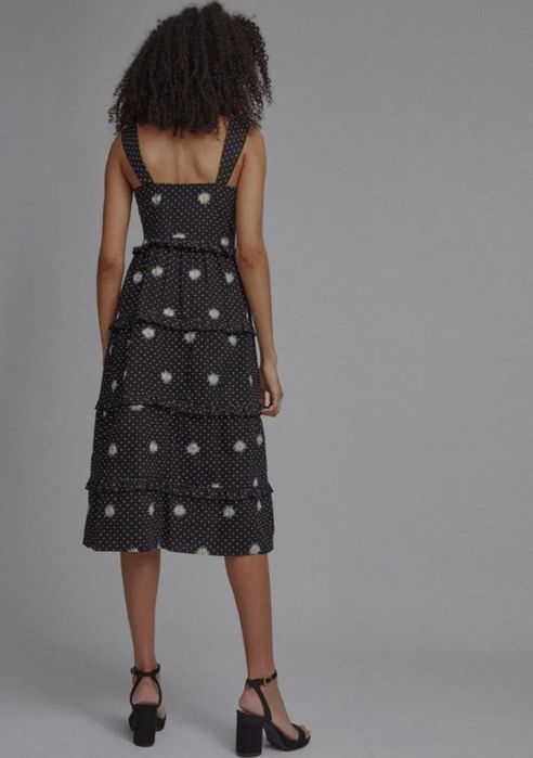 Сарафан в горошек