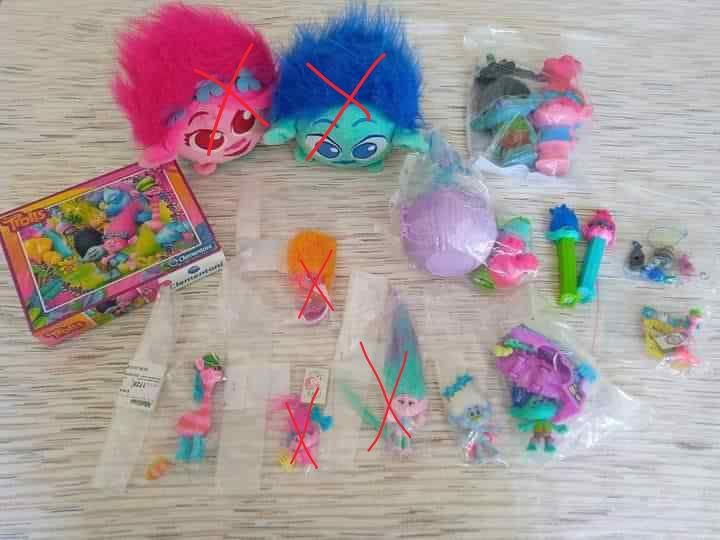 Лот играчки Тролчетата