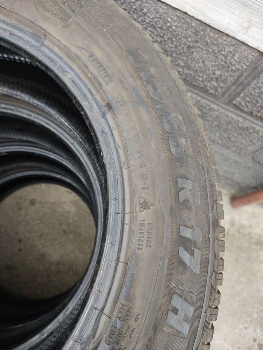 Vând Set Cauciucuri 215/65/17 Semperit M+S Import recent Germania