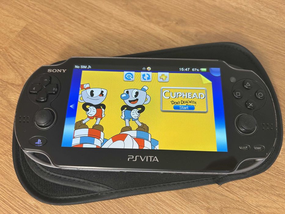 PS Vita OLED Crystal Black modată — 128GB | Japonia
