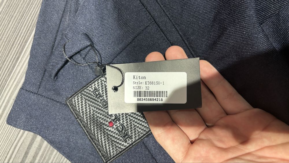 карго брюки kiton