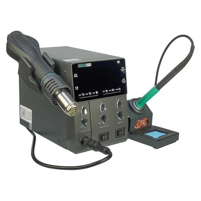 Станция за прецизно запояване Sugon 212 поялник T12, 3 канала за памет