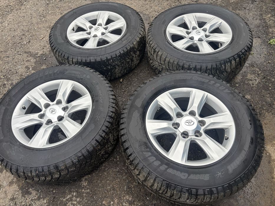 Литьё на шипованной резине прадо 150 R17