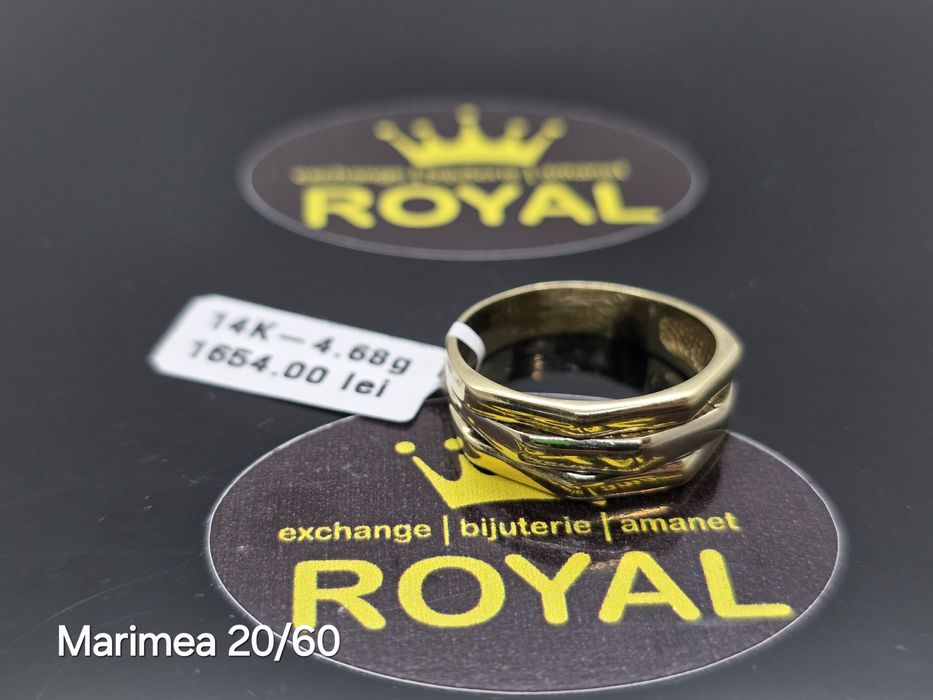 Bijuteria Royal: Inel aur 14k/4.68 gr