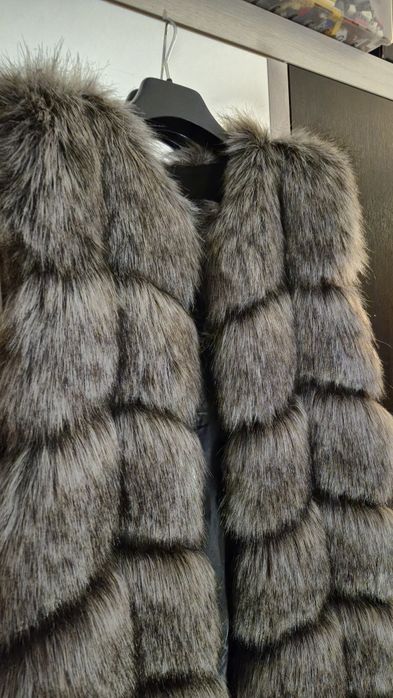 Veste Blana Artificial