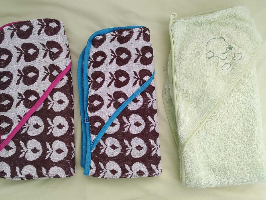 Хавлиена кърпа за дете с качулка, памучни за бебе