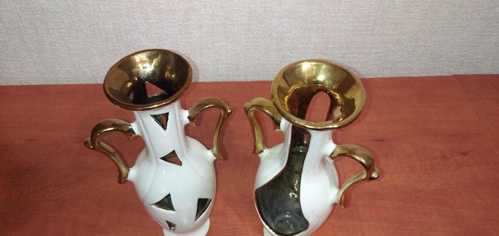 Керамические подсвечники | Подставки под свечи керамика - высота 21 см