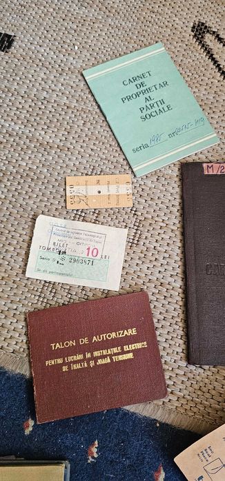 carnet cec vechi economii carnet elev bilete tren vechi toate