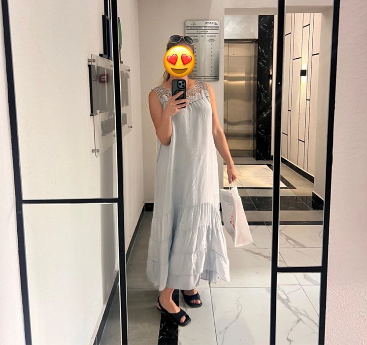 Шелковое платье Италия 44 размер