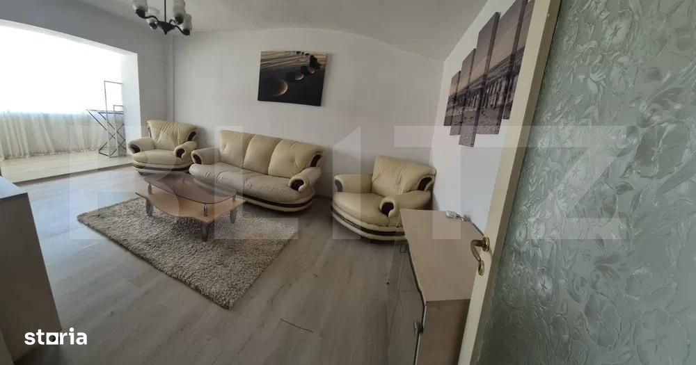 Apartament cu 2 camere, decomandat, complet mobilat si utilat, ultrace