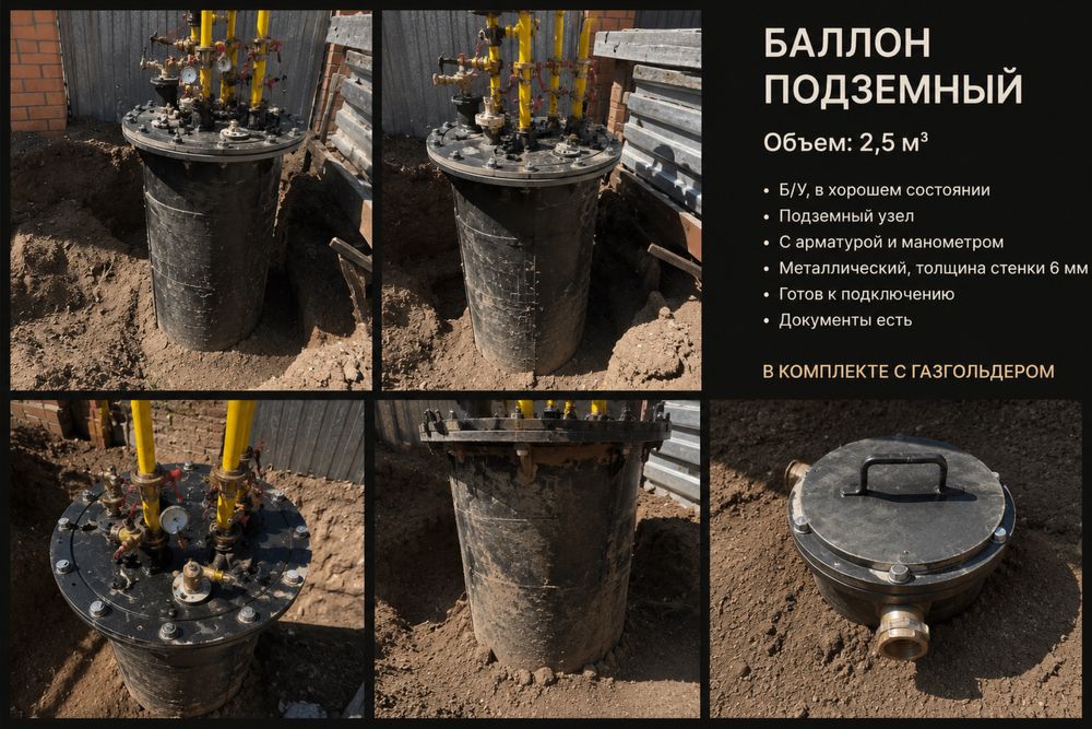 Газгольдер / Баллон 2,5 м³ Б/У