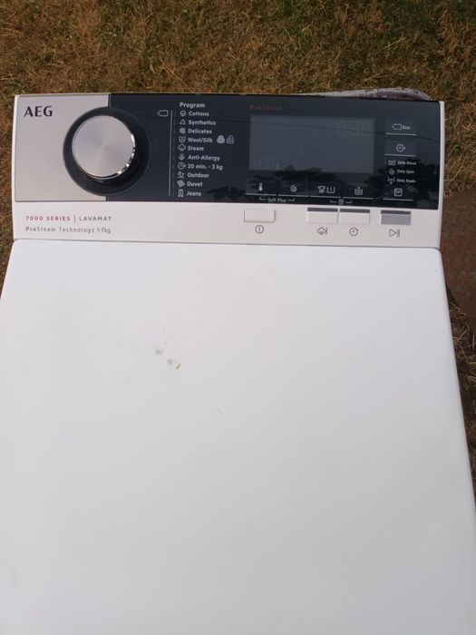 Пералня AEG 7000 Series LAVAMAT – ProSteam Technology, 1–7 кг, горно зареждане