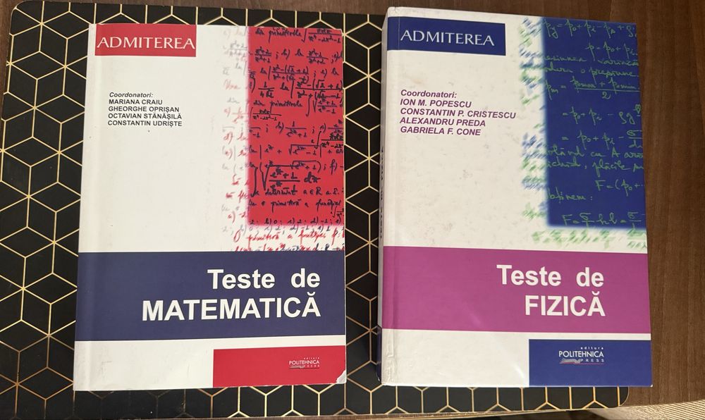 culegeri admitere politehnica si bac