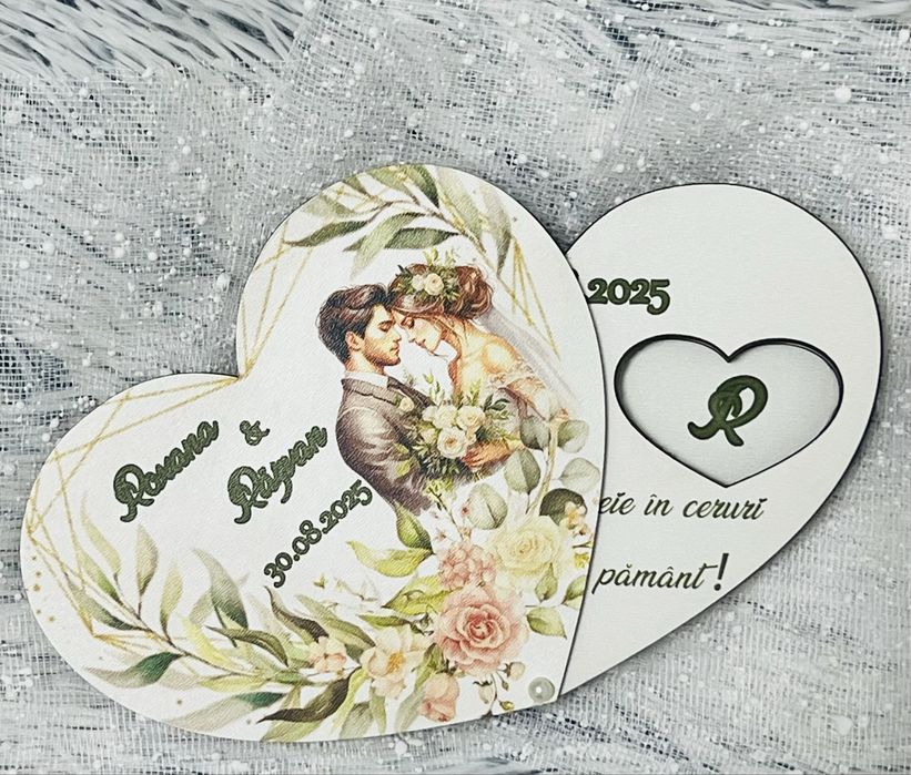 Cutiuta verighete personalizata