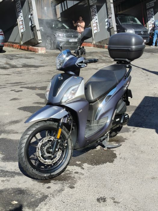 Scooter 2022 SYM Symphony ST 125 LC ABS 2200km injectie Euro5 racire lichid topcase 35L parbriz far LED