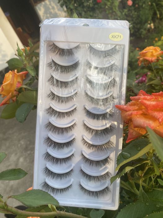 Мигли с косъм от норка